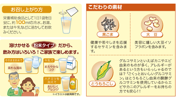 召し上がり方　こだわりの素材