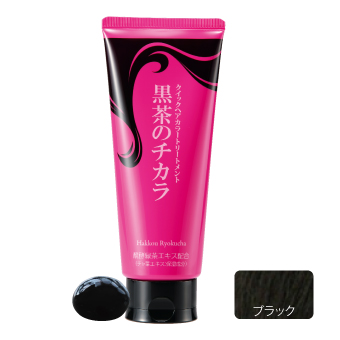 黒茶のチカラ クイックヘアカラートリートメント(ブラック)