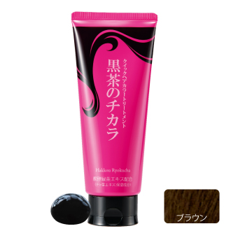 黒茶のチカラ クイックヘアカラートリートメント(ブラウン)
