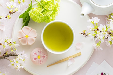白桃緑茶