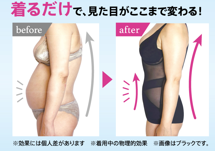 着るだけで、見た目がここまで変わる!