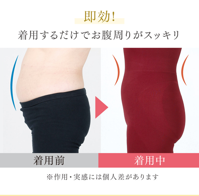 即効！着用するだけでお腹周りがスッキリ