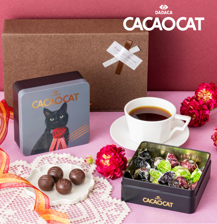 CACAOCAT缶８個入＋猫コーヒー ギフトセット