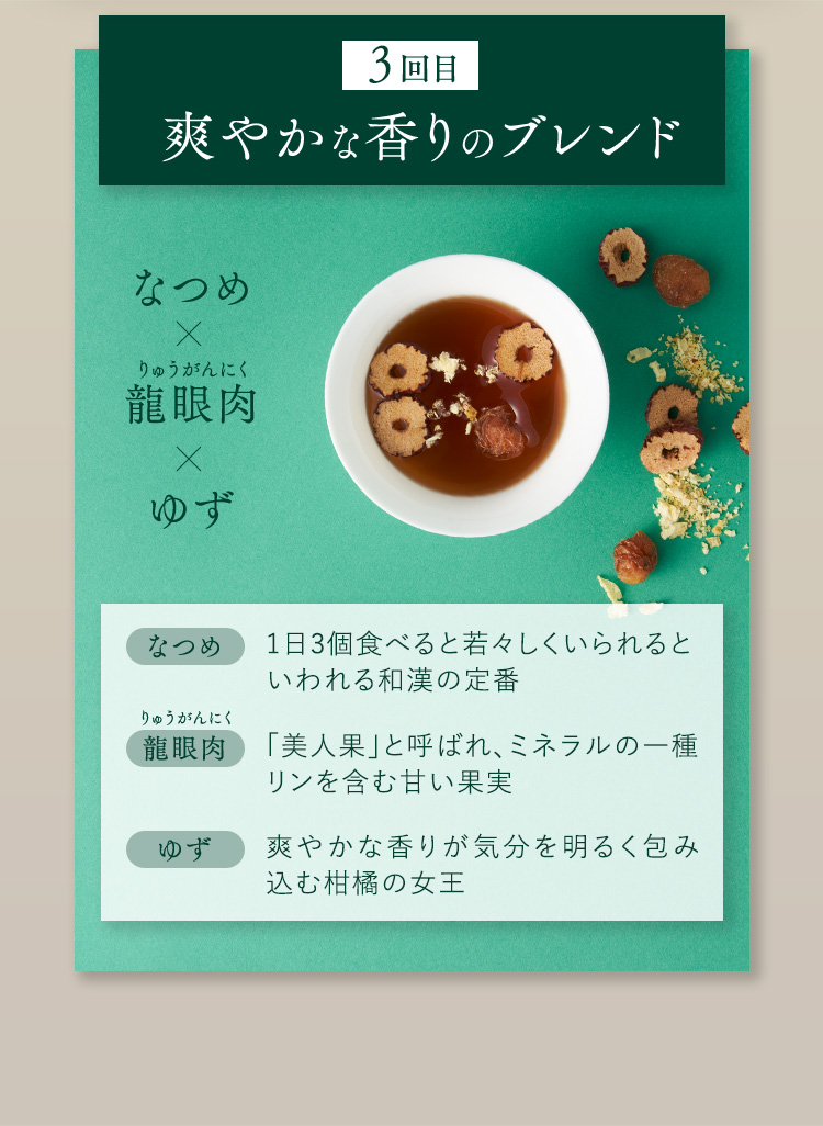 爽やかな香りのブレンド