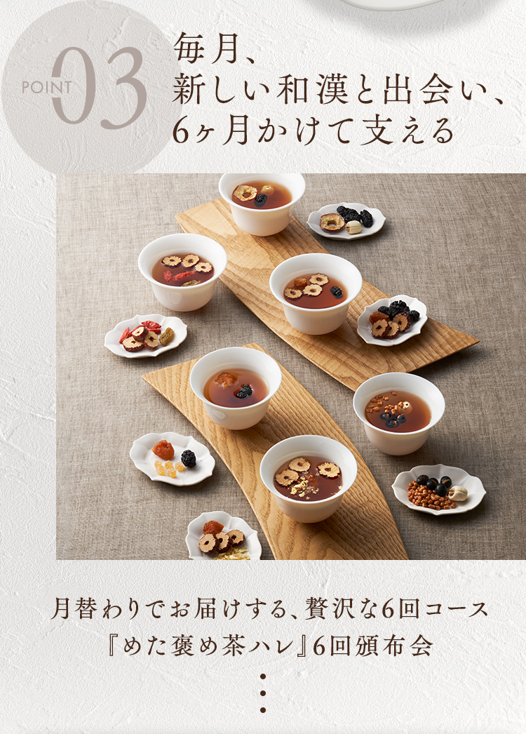 ③毎月、新し違和感と出会い、６か月かけて支える