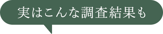 実はこんな調査結果も