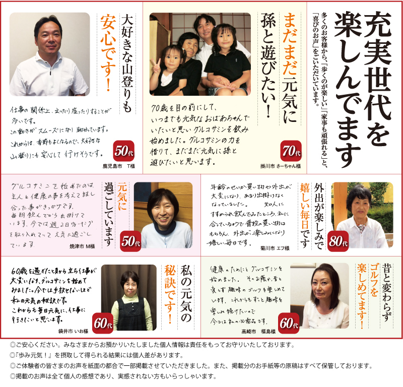 充実世代を楽しんでます