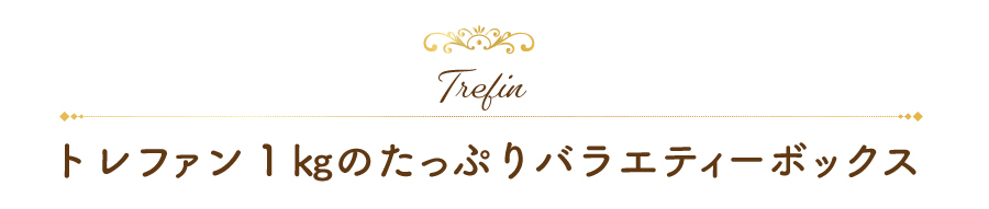 トレファン1kgのたっぷりバラエティーボックス