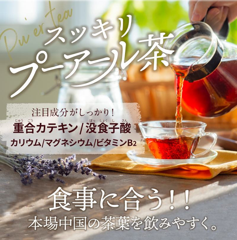 ティーライフ スッキリプーアール茶ポット用３５個入