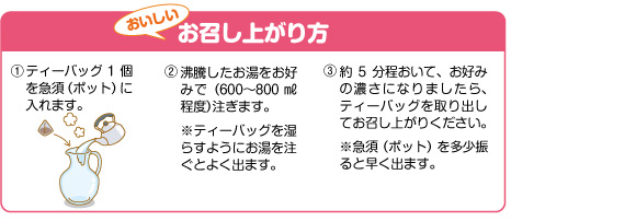 おいしいお召し上がり方