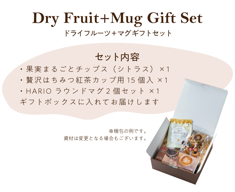 ドライフルーツ+マグギフトセット