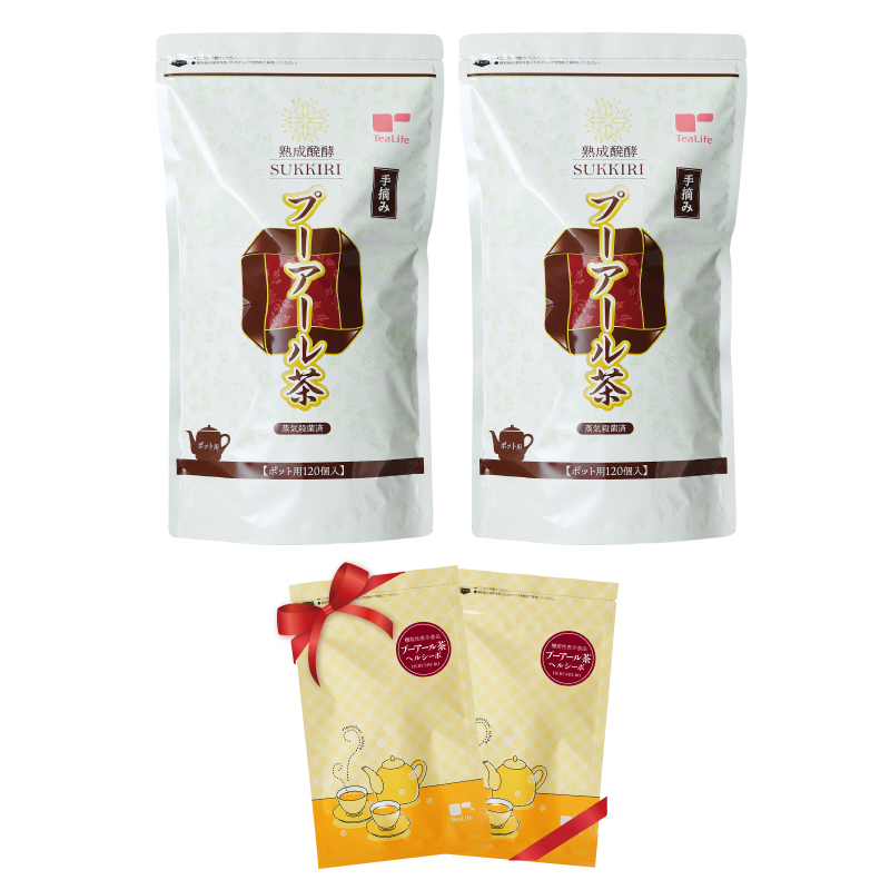 120個入 スッキリ プーアール茶 SUKKIRI ティーライフ ポット用 スッキリプーアール茶ポット用120個入 | お茶の通販・ギフト