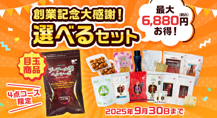 創業記念大感謝！選べるセット