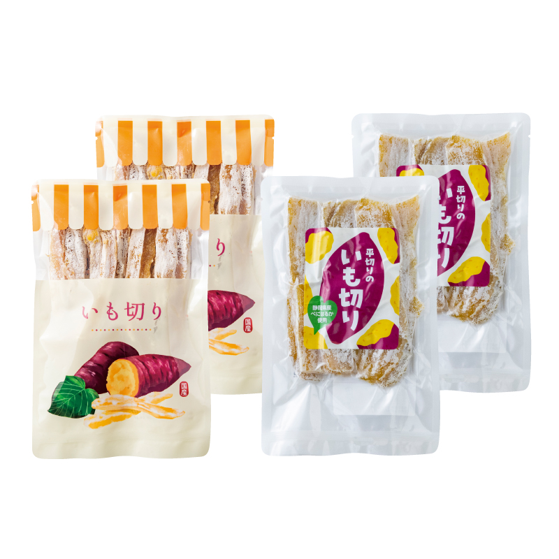 いも切り食べ比べセット（角切り２袋・平切り２袋）