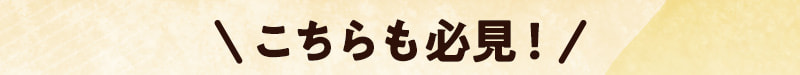 こちらも必見！