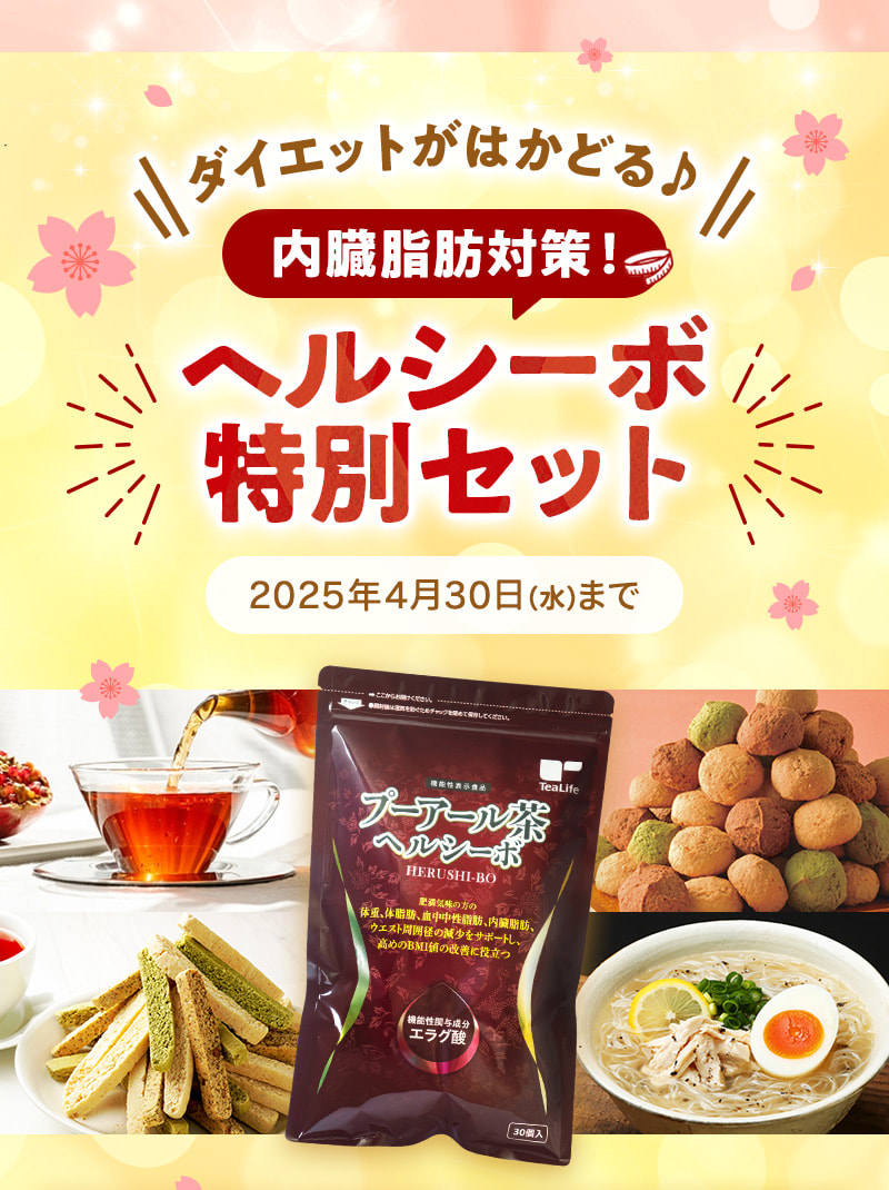 ダイエットがはかどる♪内臓脂肪対策！ヘルシーボ特別セット（2025年4月30日まで）