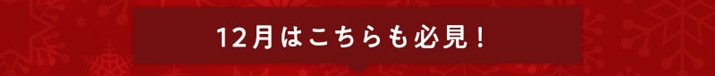 12月はこちらも必見！