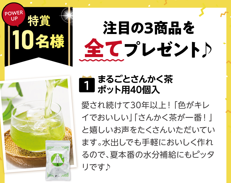 【特賞】まるごとさんかく茶ポット用40個入
