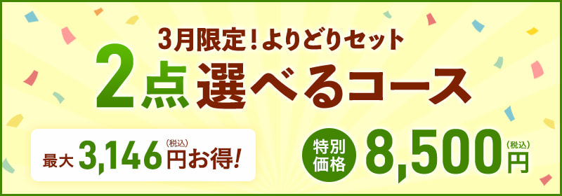 3月限定！よりどりセット2点選べるコース