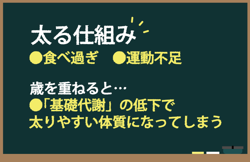 太る仕組み