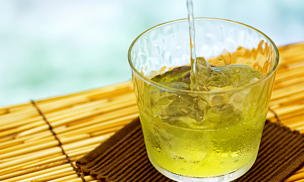 氷出し緑茶