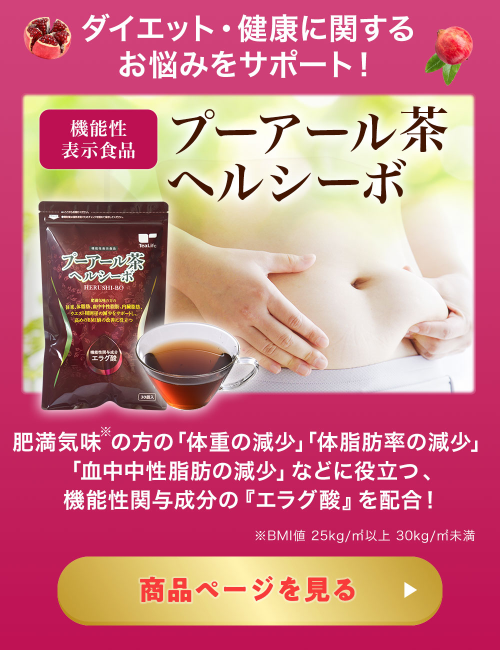 プーアール茶 ヘルシーボ
