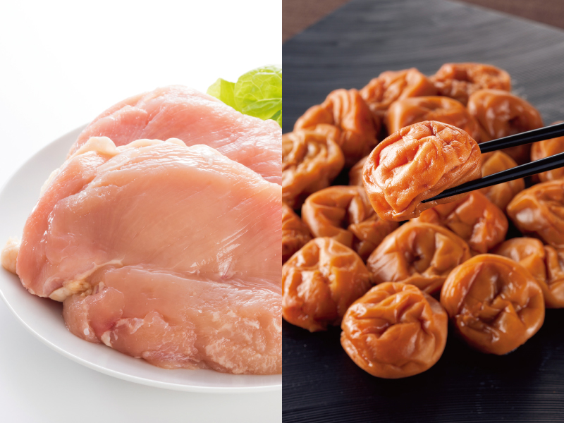 鶏むね肉&梅干し