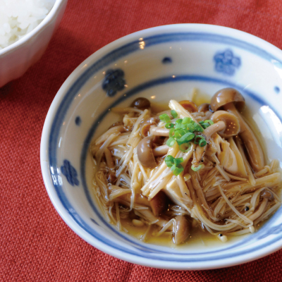 煮豆腐のきのこあんかけ