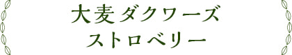 大麦ダクワーズストロベリ