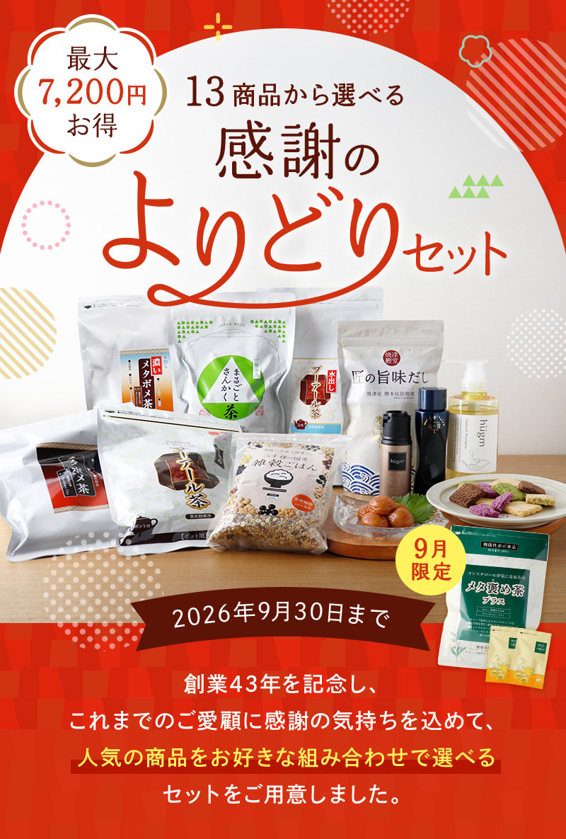 最大7,400円お得！創業記念大感謝！選べるセット