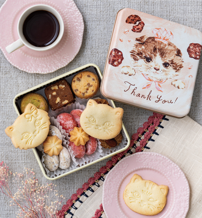 こねこのこねこねクッキー+ 猫コーヒー　ギフトセット