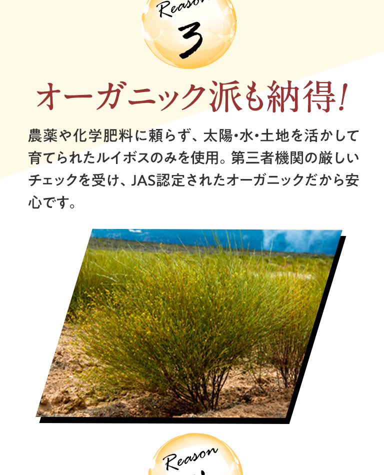 理由3:オーガニック派も納得!