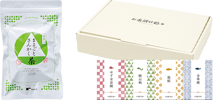 お茶・食品:まるごとさんかく茶 お茶漬け彩々